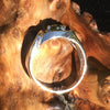 Modern Men's Moldavite Ring Sterling Silver-Moldavite Life
