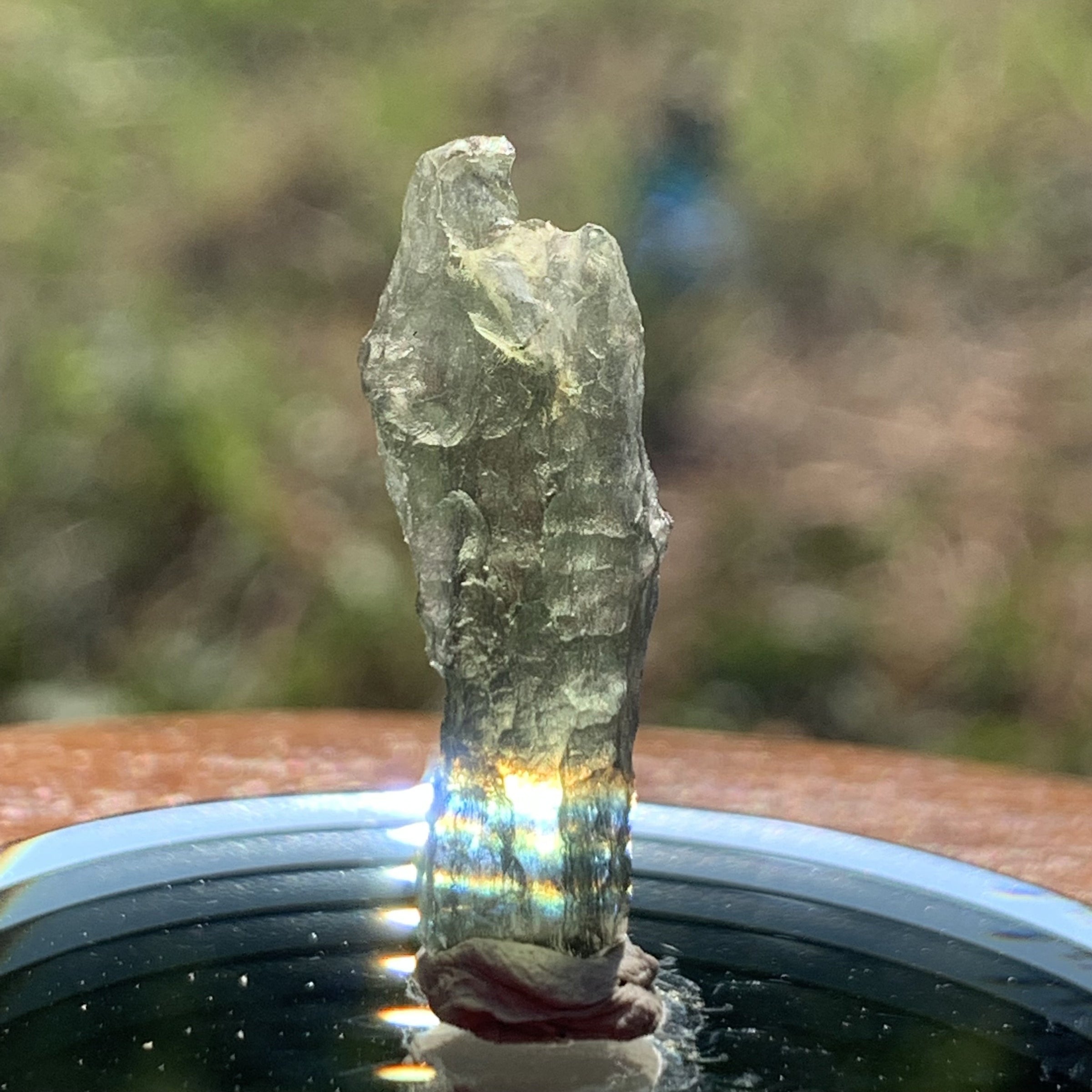 Moldavite Genuine Certified 1 gram