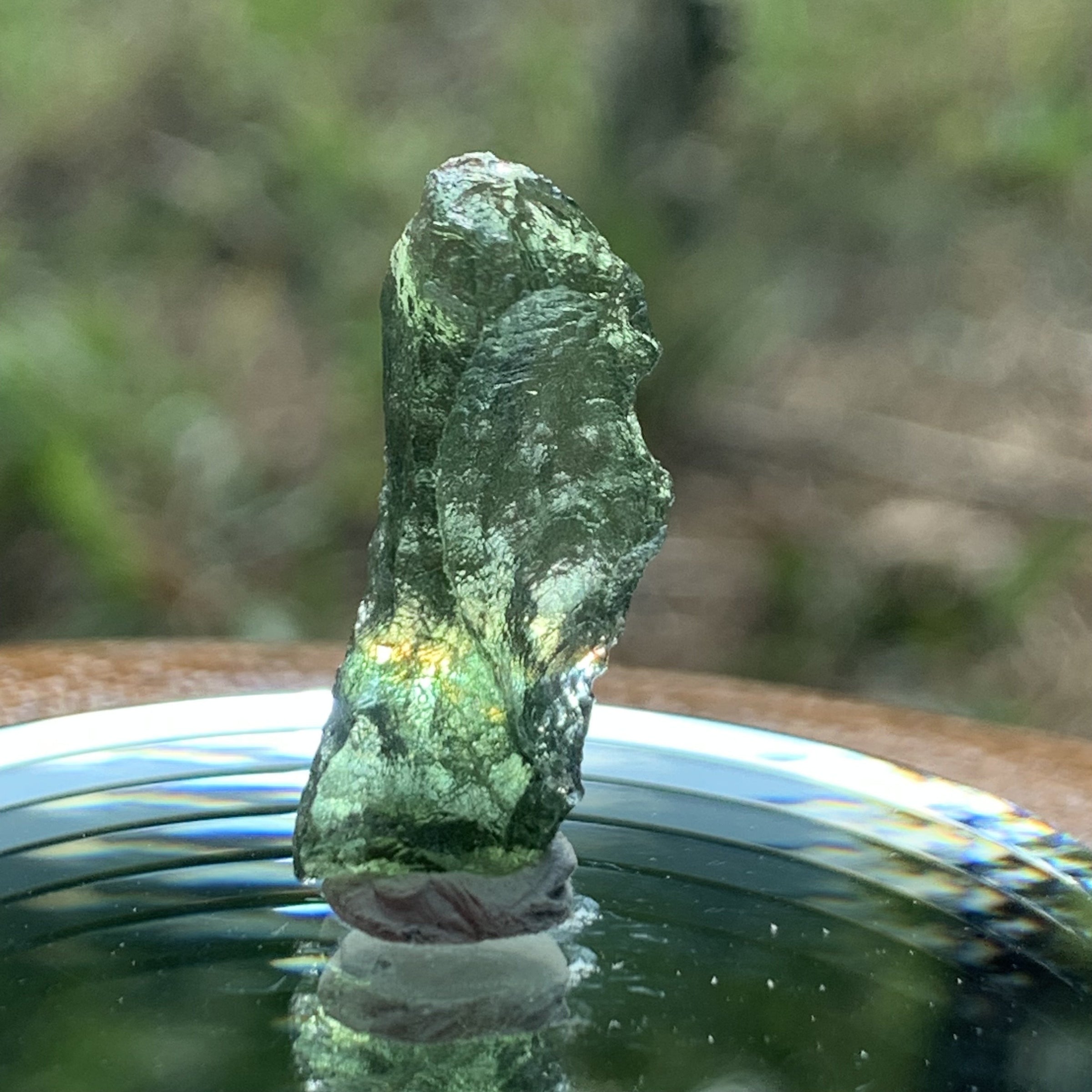 Moldavite Genuine Certified 1.2 grams