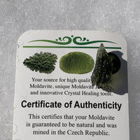 Moldavite Genuine Certified 1.3 grams-Moldavite Life