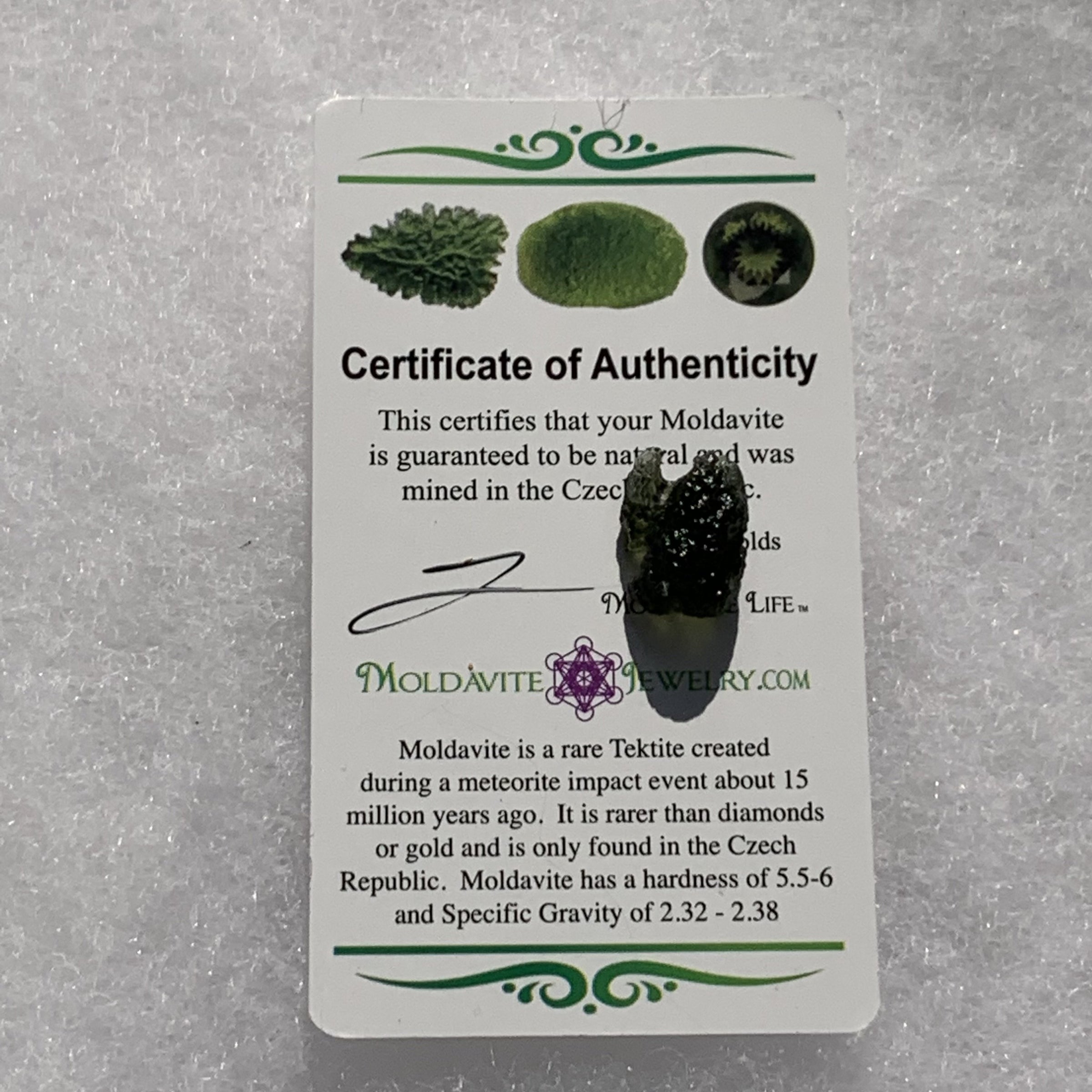 Moldavite 1.6 grams