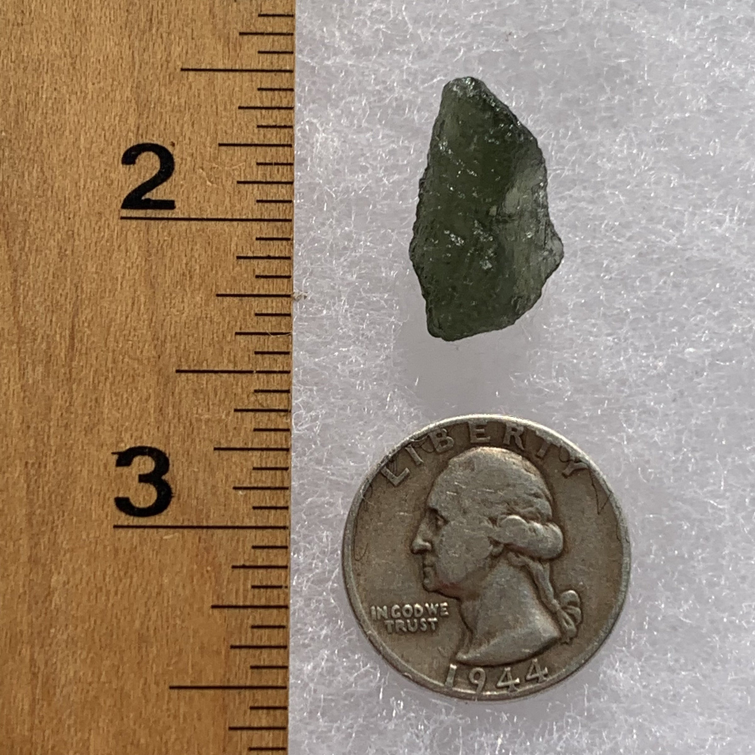 Moldavite Genuine Certified 2 grams