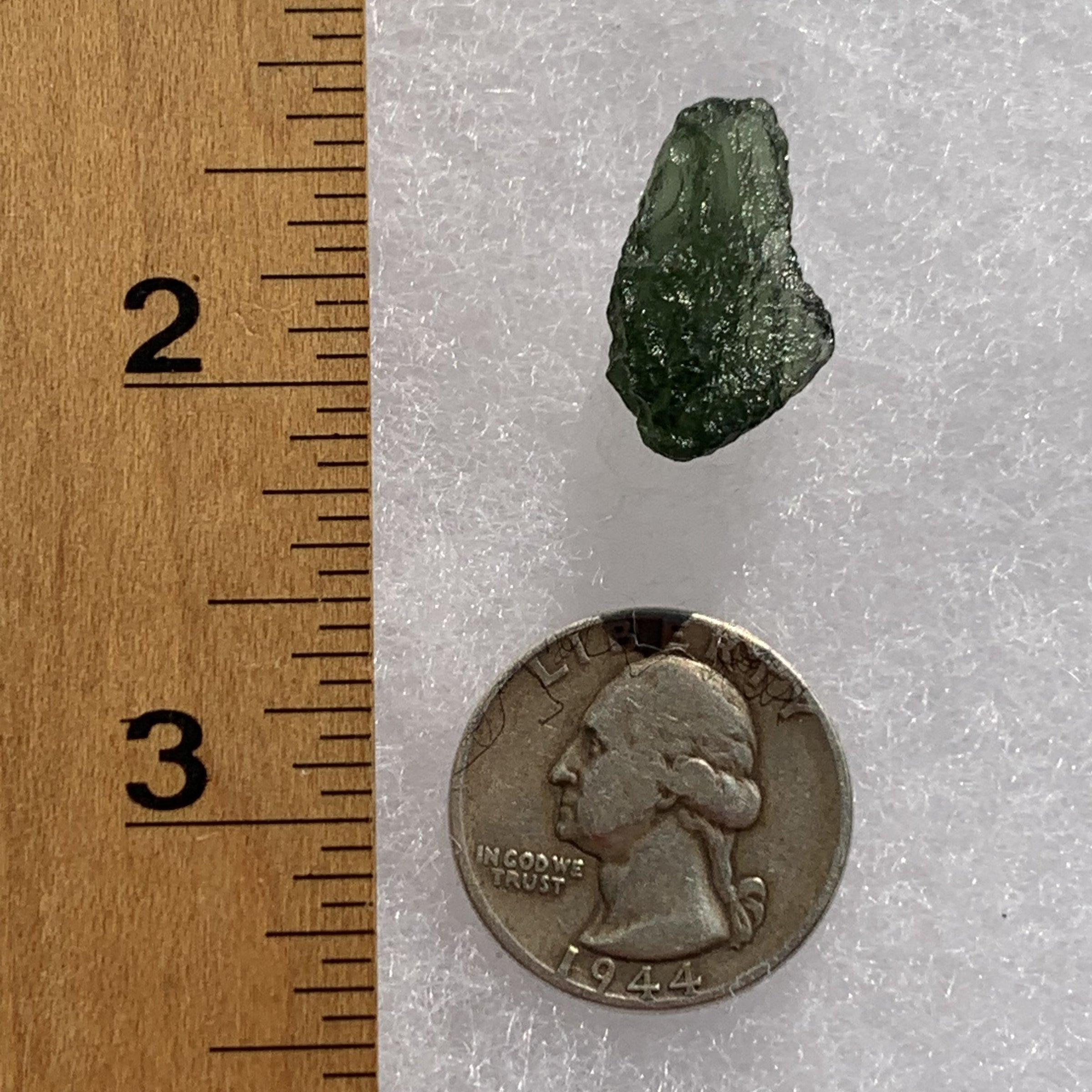 Moldavite Genuine Certified 2.1 grams