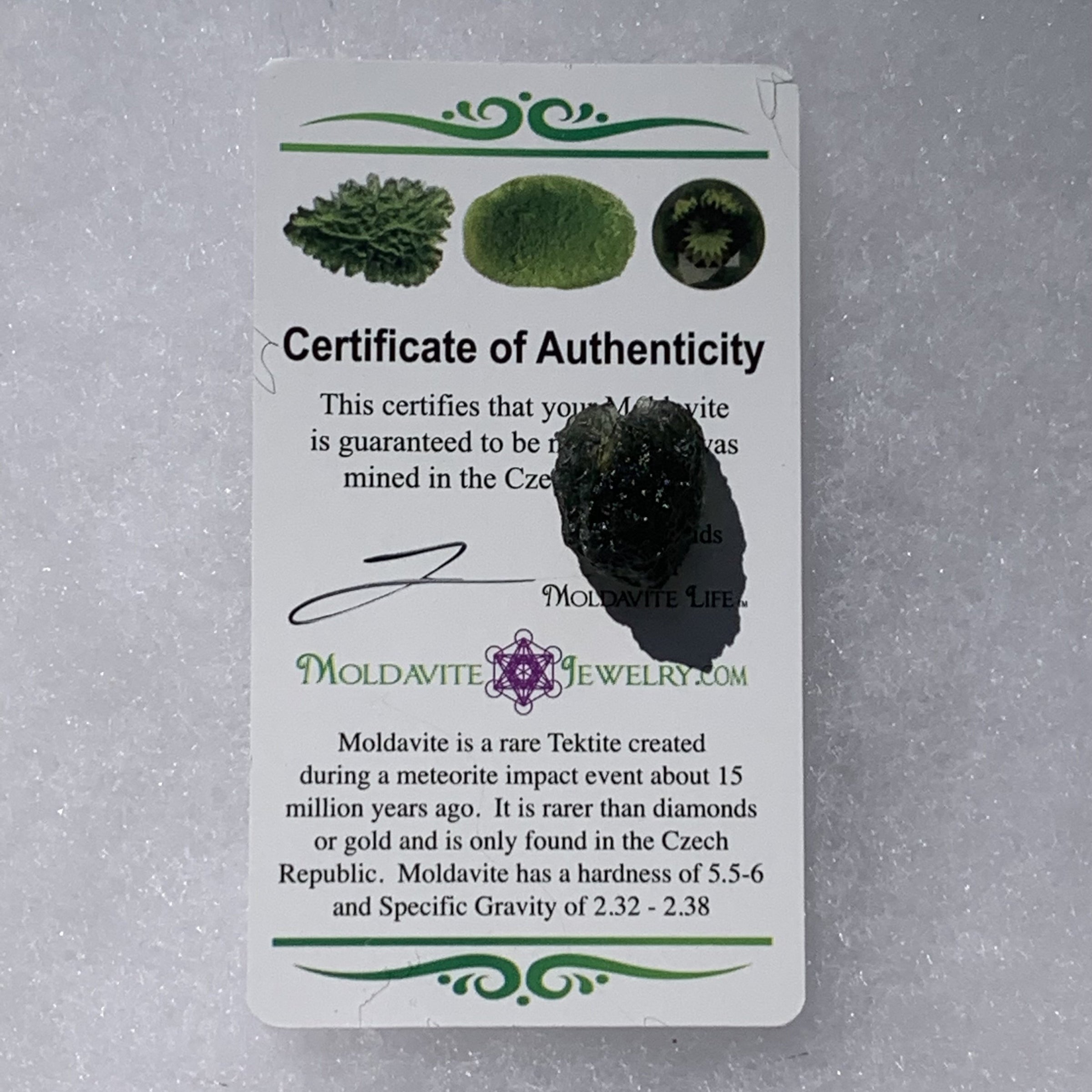 Moldavite 3.3 grams