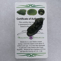 Moldavite Genuine Certified Czech Republic 5 grams