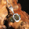 Moldavite Herkimer Diamond Necklace Silver-Moldavite Life