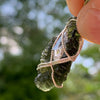 the herkimer diamond has an inner glow in the sun