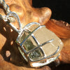 Moldavite & Libyan Gold Tektite Necklace Silver Sterling-Moldavite Life