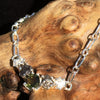 Moldavite Meteorite Herkimer Diamond Silver Necklace-Moldavite Life