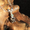 Moldavite Meteorite Necklace Silver "Field of Heaven"-Moldavite Life