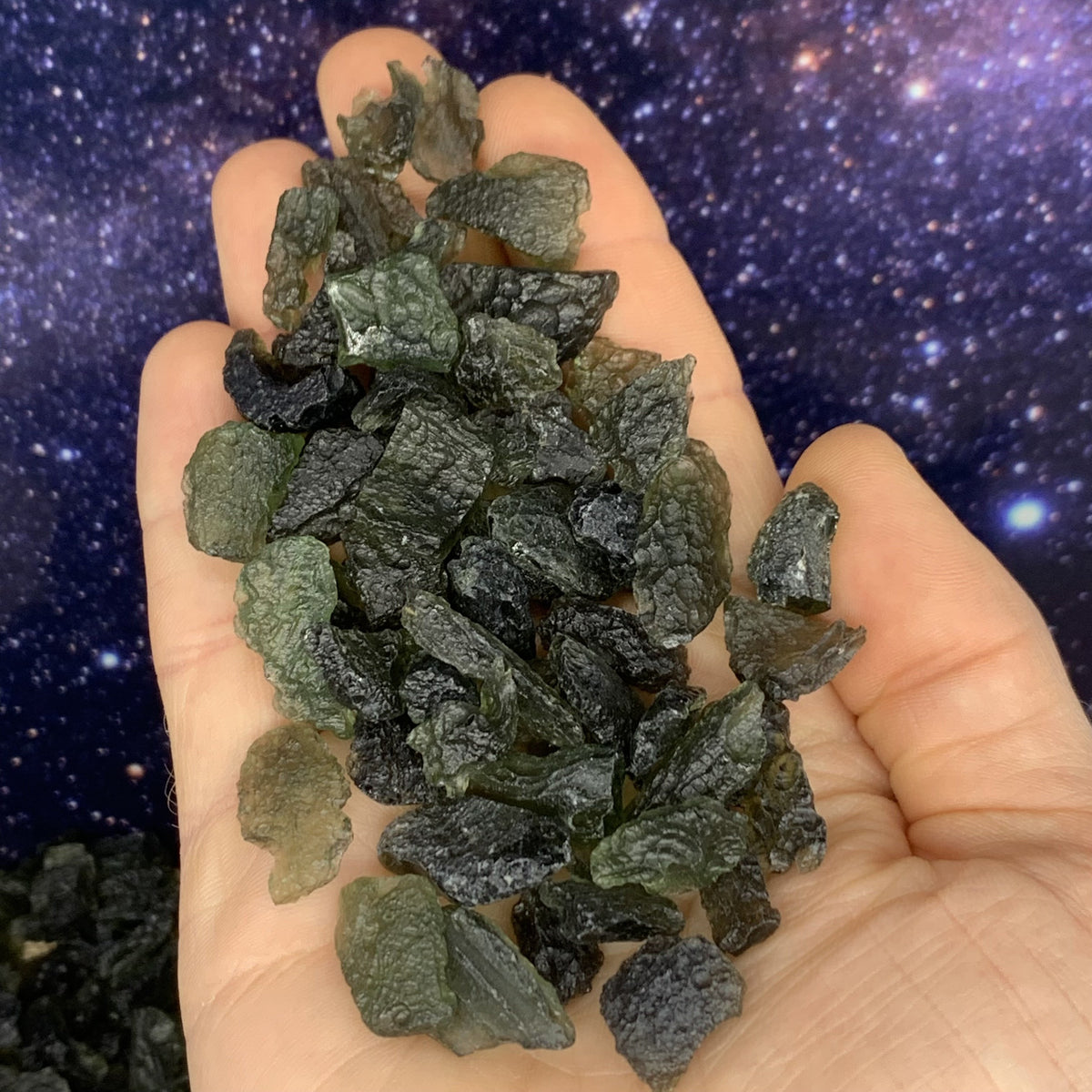 Moldavite Natural Rough 1 Piece-Moldavite Life