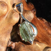 Moldavite Pendant Silver Sterling Natural-Moldavite Life