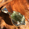 Moldavite Pendant Silver Sterling Natural-Moldavite Life