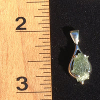 Moldavite Pendant Silver Sterling Natural-Moldavite Life