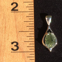 Moldavite Pendant Silver Sterling Natural-Moldavite Life