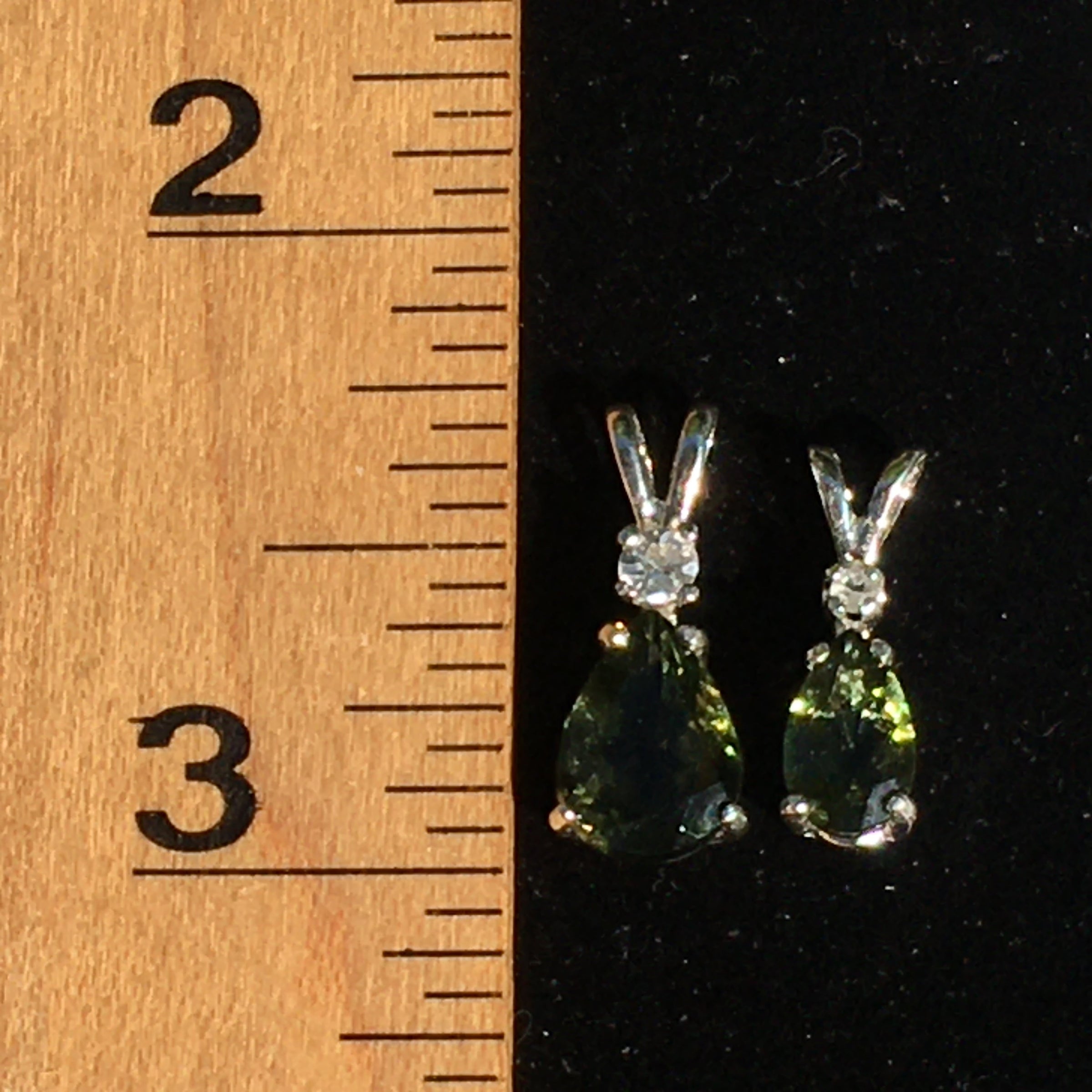 Moldavite Phenacite Silver Necklace-Moldavite Life