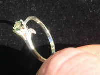 Moldavite Ring Sterling Silver Swirl-Moldavite Life