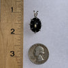 Moldavite Silver Sheen Obsidian Pendant Silver 1712-Moldavite Life