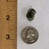 Moldavite Sterling Silver Wire Wrapped Pendant 1838-Moldavite Life