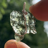 Moldavite Sterling Silver Wire Wrapped Pendant 1844-Moldavite Life