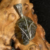 Moldavite Sterling Silver Wire Wrapped Pendant 1846-Moldavite Life
