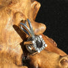 Muonionalusta Meteorite Pendant Sterling Silver 6-Moldavite Life
