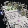 Natural Moldavite & Herkimer Diamond Silver Ring-Moldavite Life