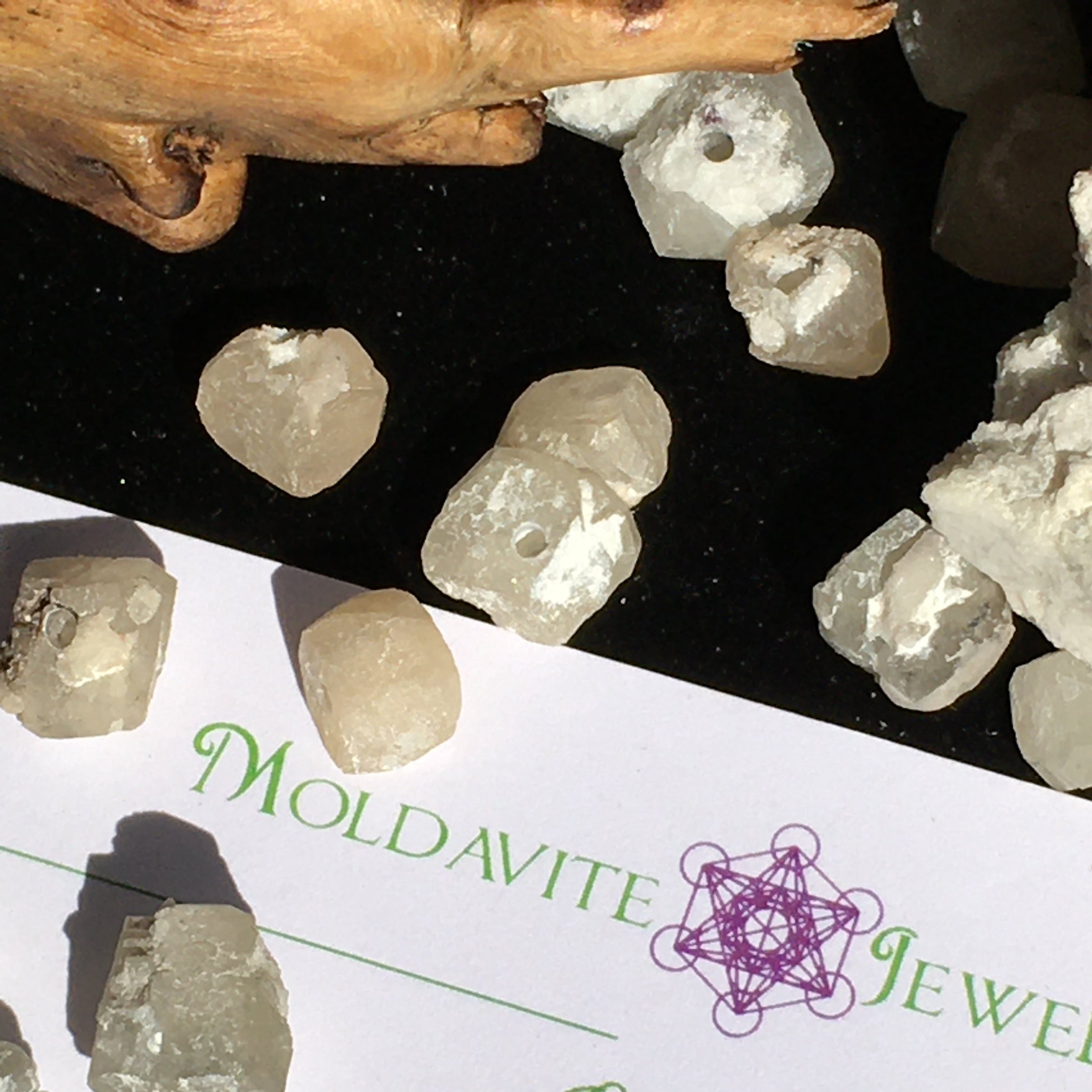 Phenacite Beads for Jewelry Making-Moldavite Life