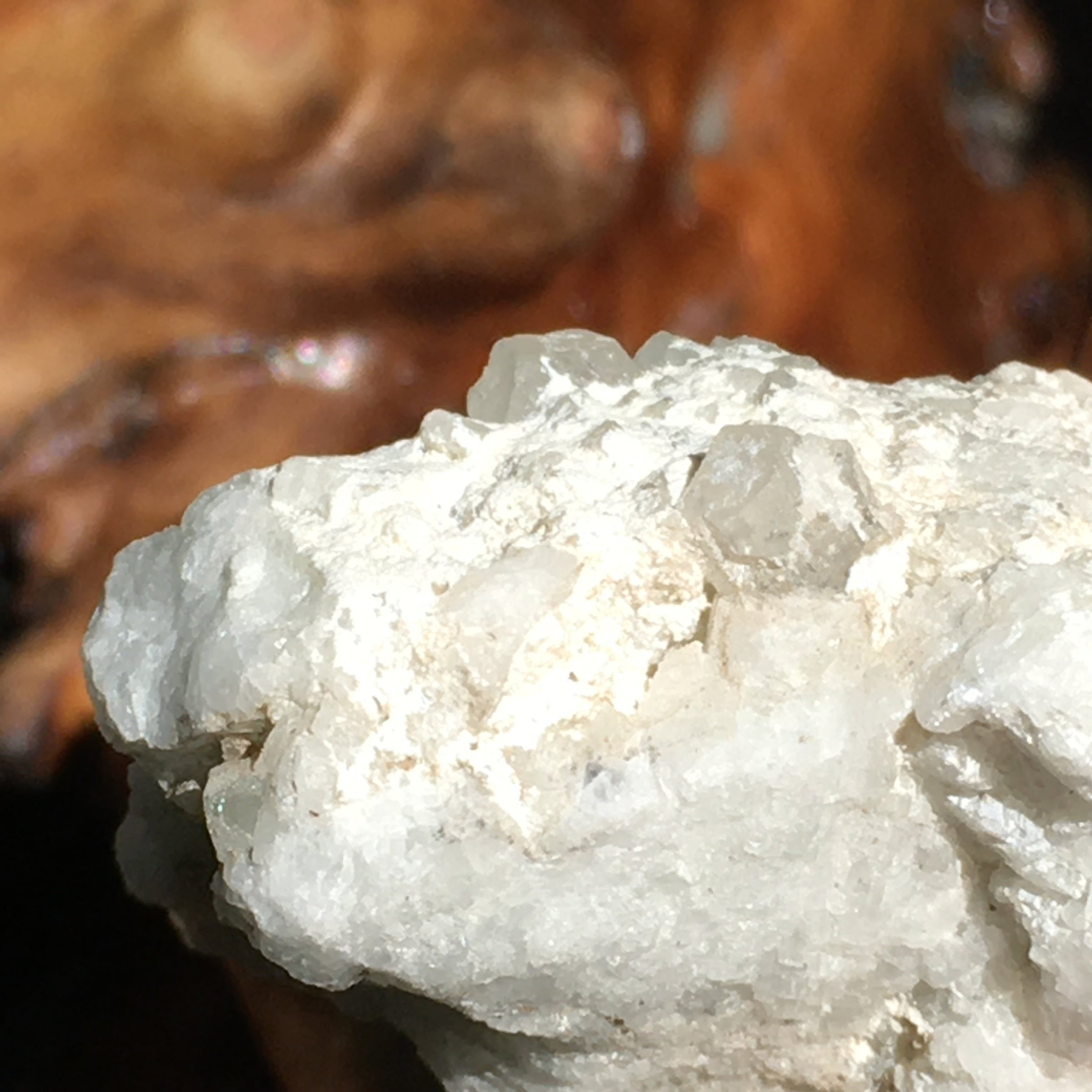 Phenacite Crystals in Matrix 13-Moldavite Life