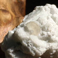 Phenacite Crystals in Matrix 17-Moldavite Life