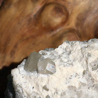 Phenacite Crystals in Matrix 18-Moldavite Life