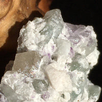 Phenacite Crystals in Matrix 24-Moldavite Life