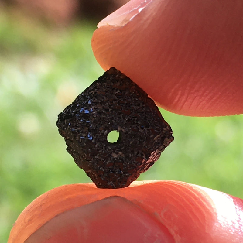 RARE Brookite Bead Crystal Natural-Moldavite Life