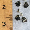 Rare Brookite Crystal Sterling Silver Earrings-Moldavite Life