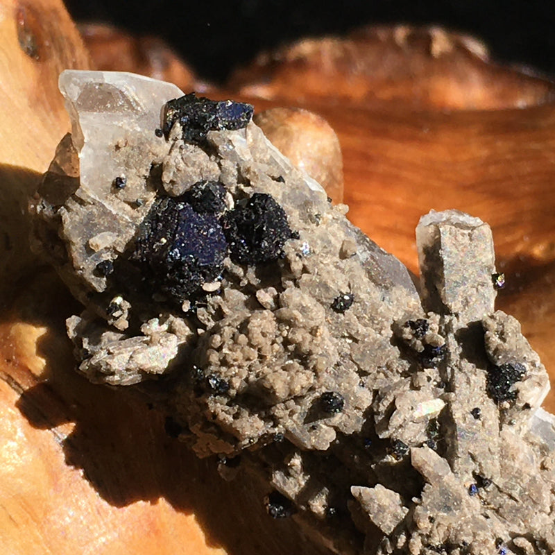 RARE Brookite Crystals in Quartz Matrix-Moldavite Life