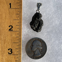 Sikhote Alin Meteorite Pendant Sterling Silver 19671-Moldavite Life
