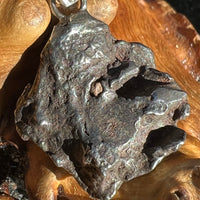 Sikhote Alin Meteorite Pendant Sterling Silver 19721-Moldavite Life