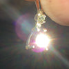 Silver Moldavite Amethyst Crystal Pendant Necklace-Moldavite Life