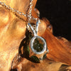 Silver Moldavite Pendant Natural Genuine-Moldavite Life