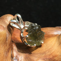 Silver Moldavite Pendant Natural Genuine-Moldavite Life