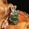 Silver Moldavite Pendant Natural Genuine-Moldavite Life