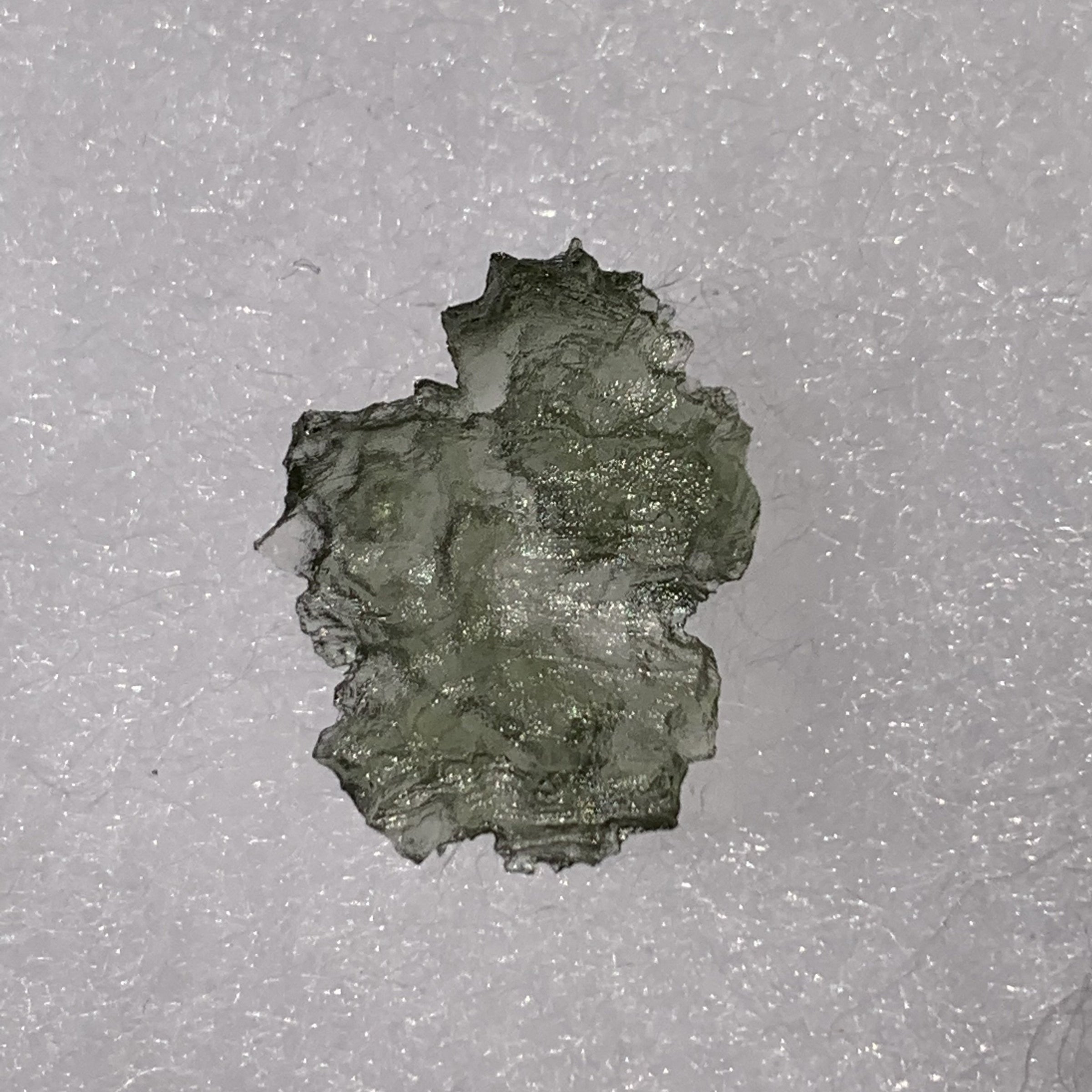 Small Besednice Moldavite Genuine Certified 0.8 gram-Moldavite Life