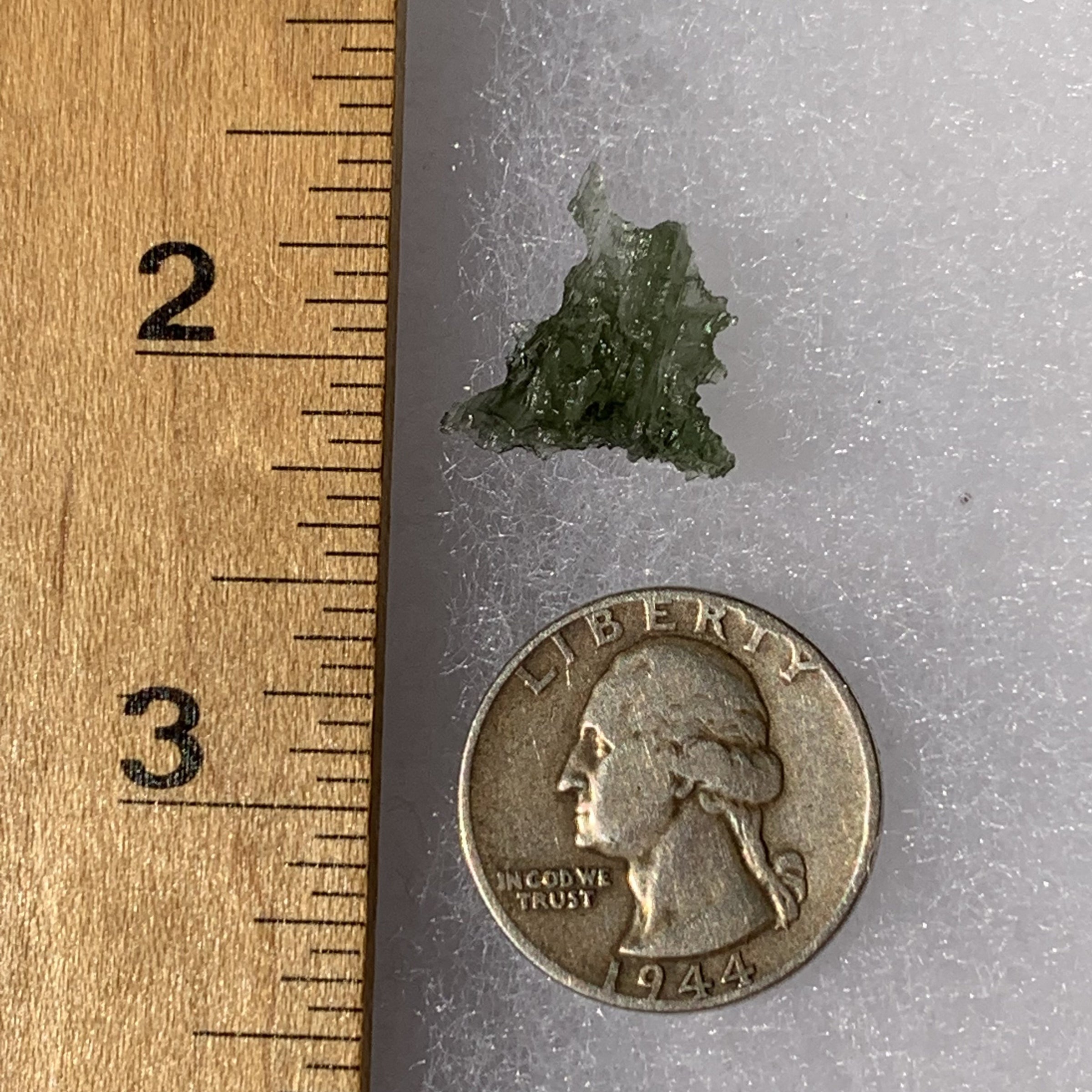 Small Besednice Moldavite Genuine Certified 0.9 gram-Moldavite Life