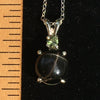Star Sapphire Moldavite Pendant Necklace Silver-Moldavite Life